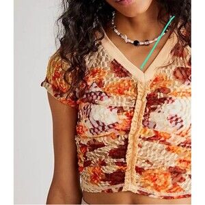 NWOT Free People Solana Crop Top Sz M